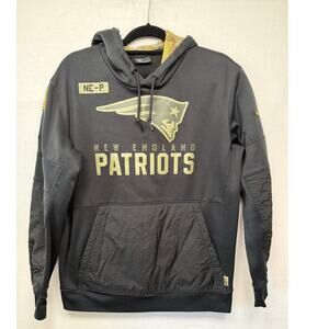 Nike OnField NFL New England Patriots Salute to Service Hoodie, Large